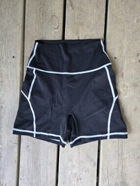 BuffBunny Collection High Waisted Black Shorts Size Small In Great Condition
